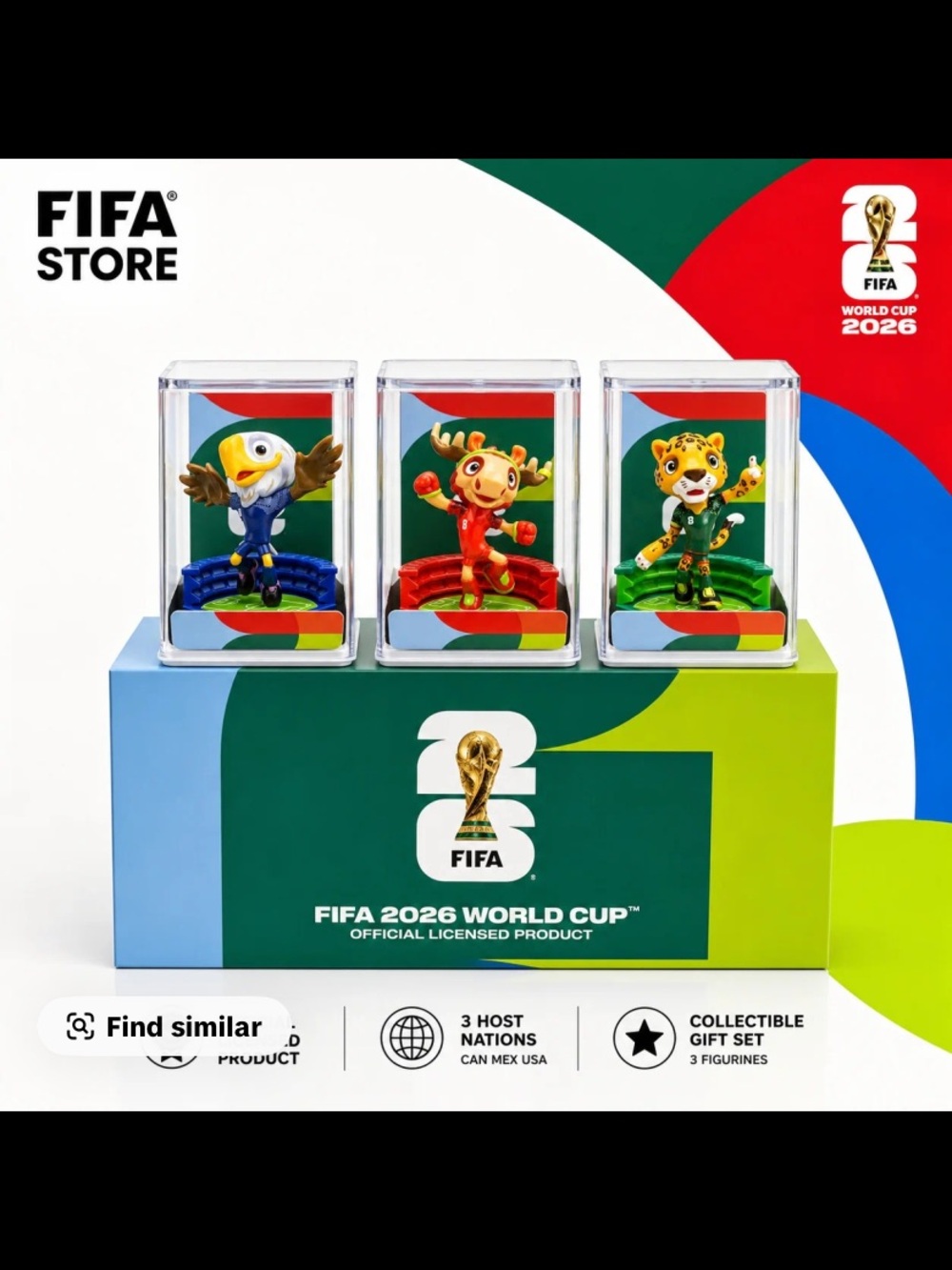 FIFA 2026 WORLD CUP Mascot Collectible Gift Set - 3 Figurines